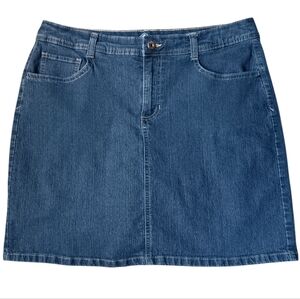 St. John's Bay Blue Mini Skort